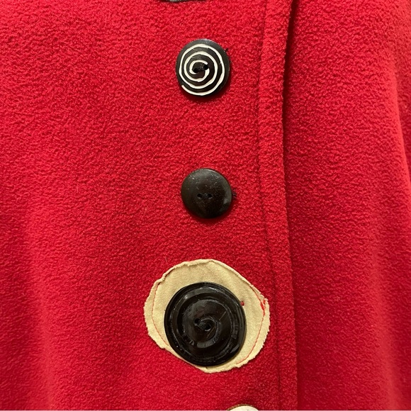 🌈 Amazing fleece patchwork art jacket - Picture 5 of 13